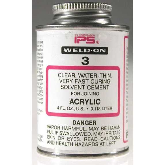 Weld-On 3 Acrylic Solvent Cement - Cheap Fitting