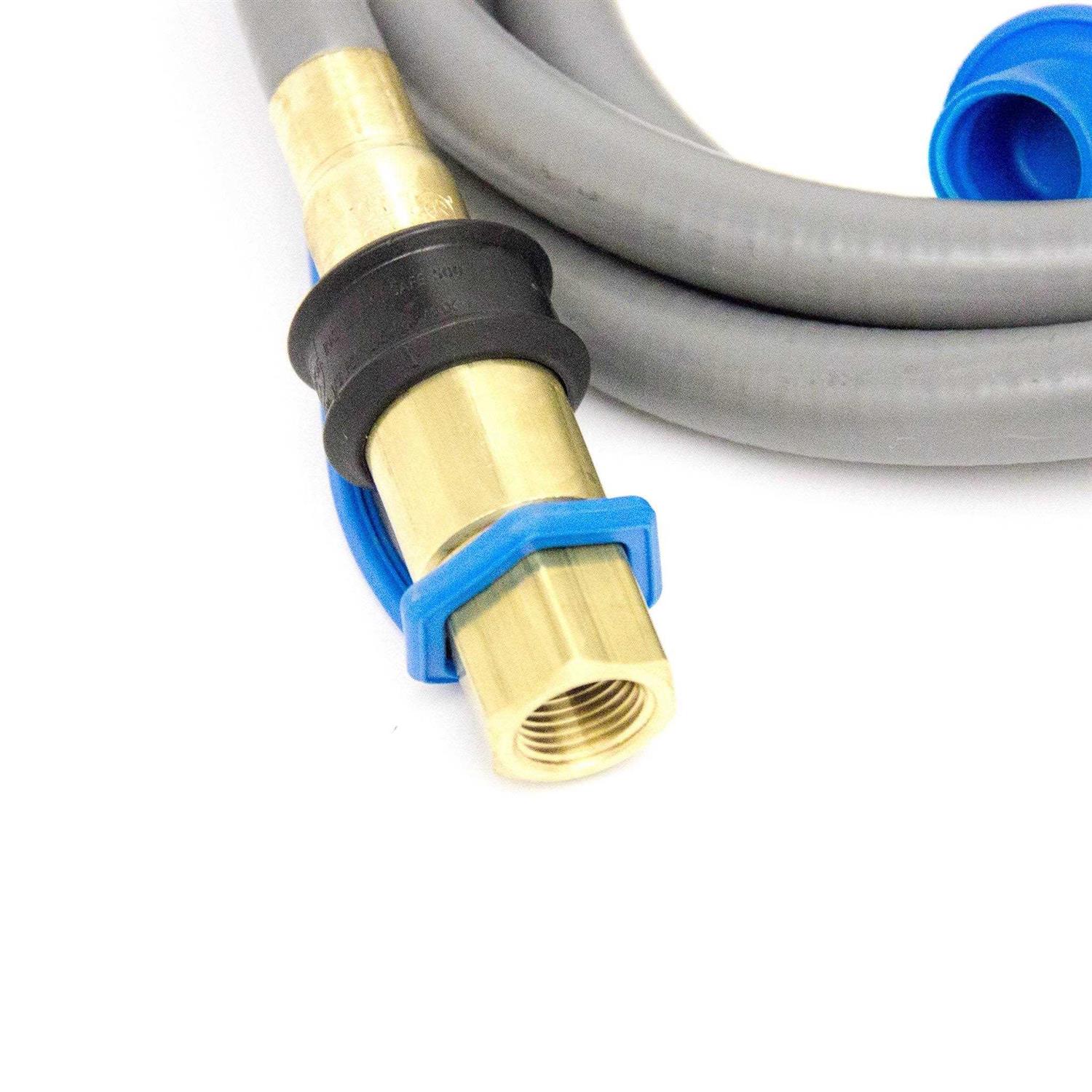 Blaze 10 Ft. Natural Gas Propane Hose Quick Disconnect - Cheap Fitting