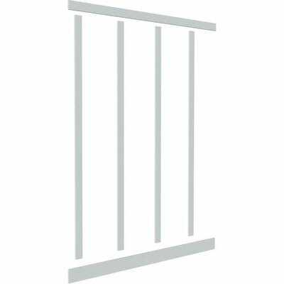 Ekena Millwork Classic Shaker 8′ PVC Wainscoting Kit - Cheap Fitting