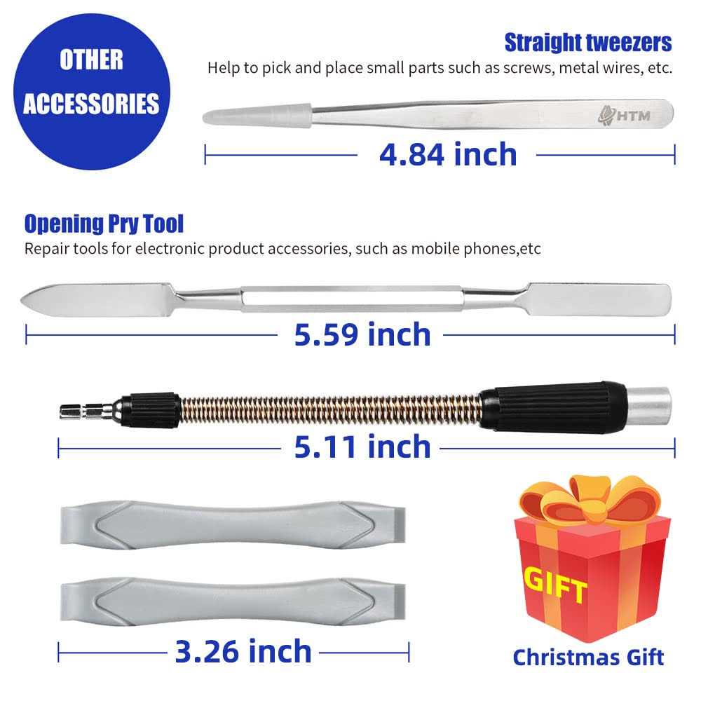 HengTianMei 128 in 1 Precision Screwdriver Set Professional Magnetic Repair Tool Kit for Computer - Cheap Fitting