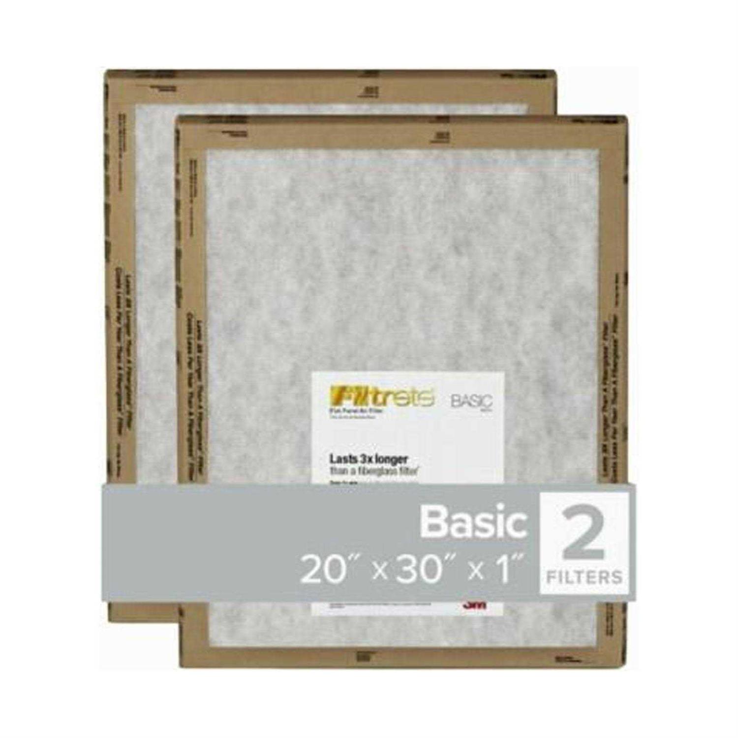 Filtrete 20×30 x 1 in. Flat Panel Air Filter - Cheap Fitting