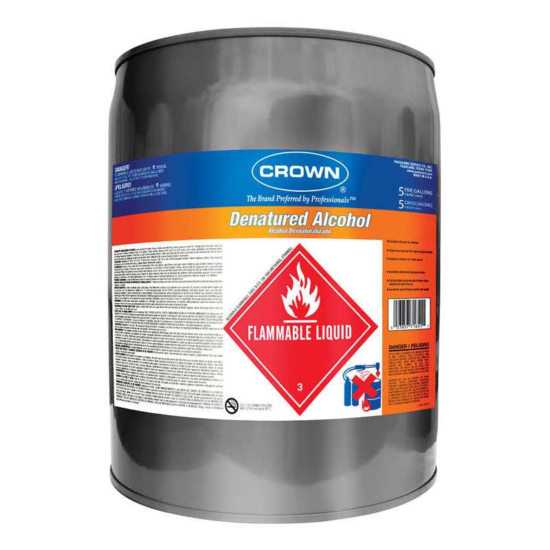 Crown Denatured Alcohol 5 gal DAM05 - Cheap Fitting