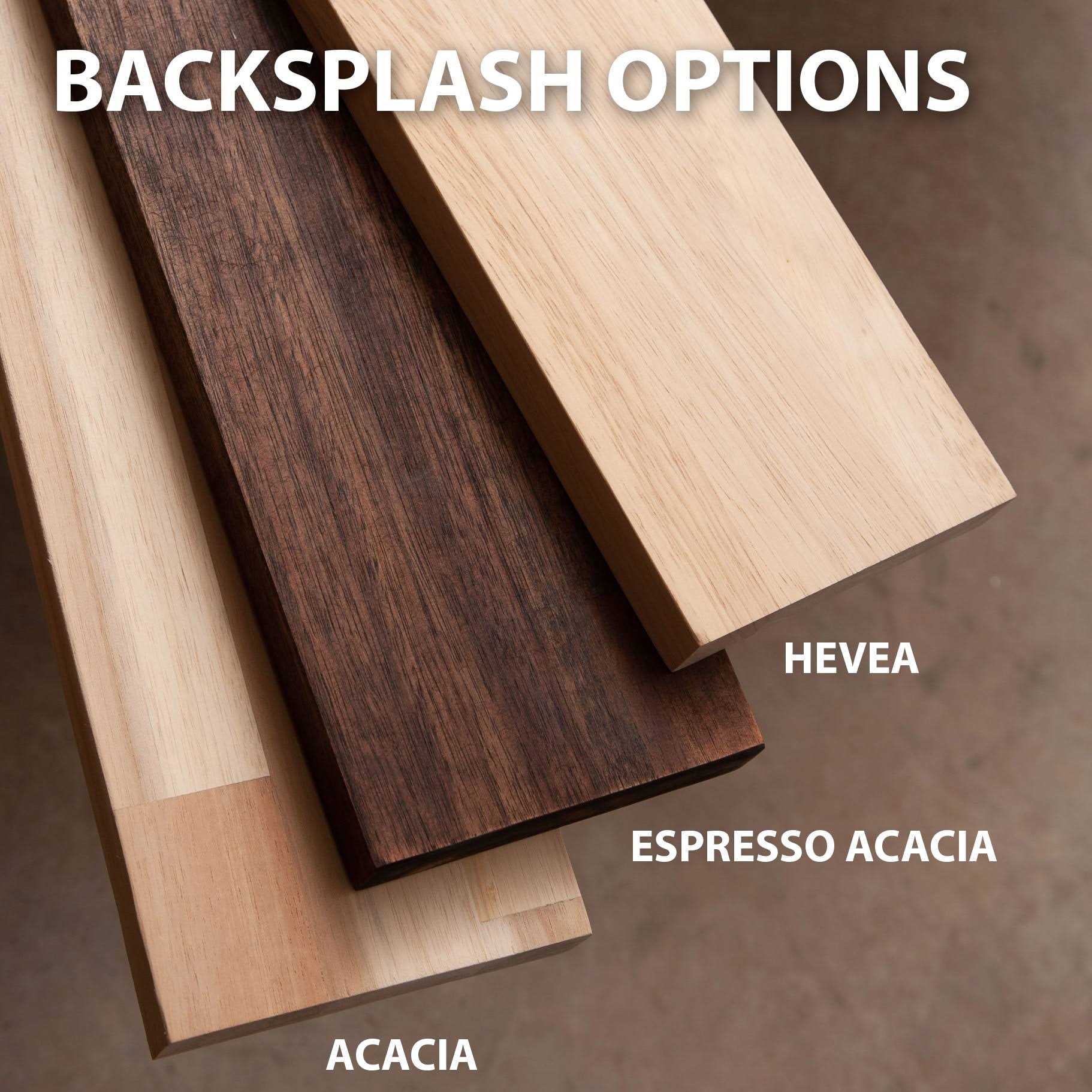 allen + roth Espresso Stain Straight Butcher Block Acacia Countertop ARF1525FJACAESP-48 - Cheap Fitting