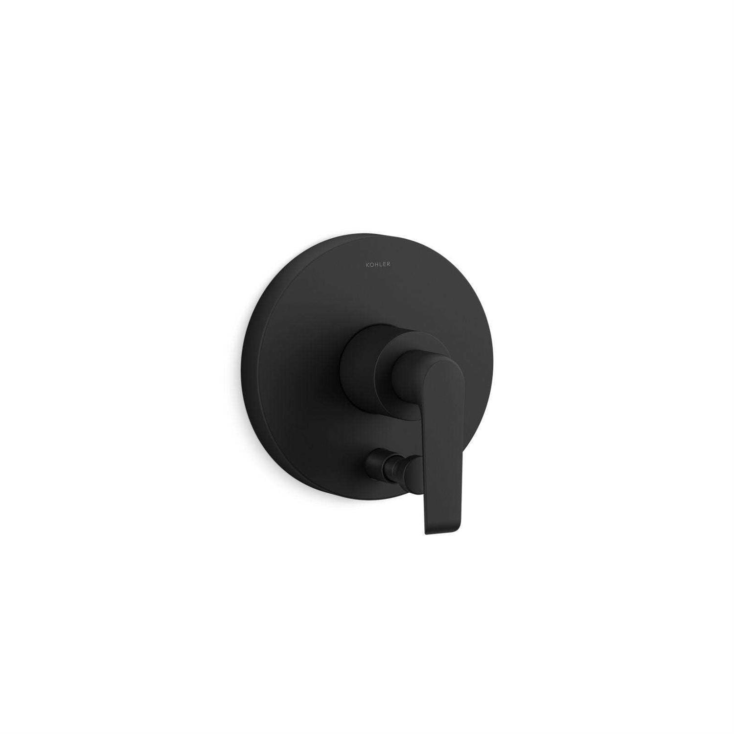 Kohler Avid Rite-Temp Valve Trim with push-button Diverter and Lever Handle K-T97019-4 - Cheap Fitting