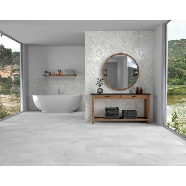Daltile Delegate Dark Grey Matte 12 in. x 24 in. Color Body Porcelain Floor and Wall Tile - Cheap Fitting