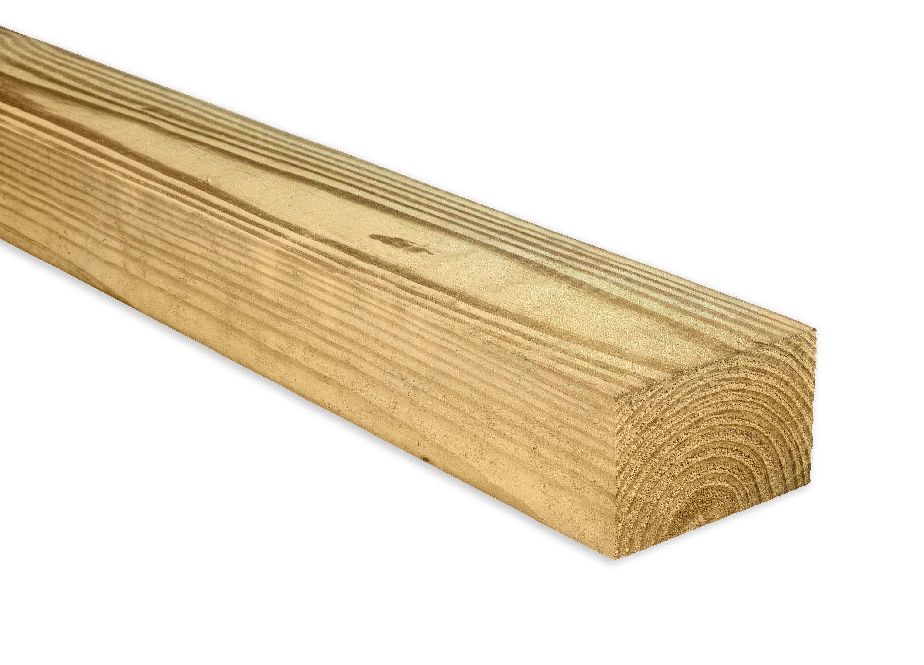 Severe Weather 4-in x 6-in x 12-ft #2 Southern Yellow Pine Ground Contact Pressure Treated Lumber - Cheap Fitting