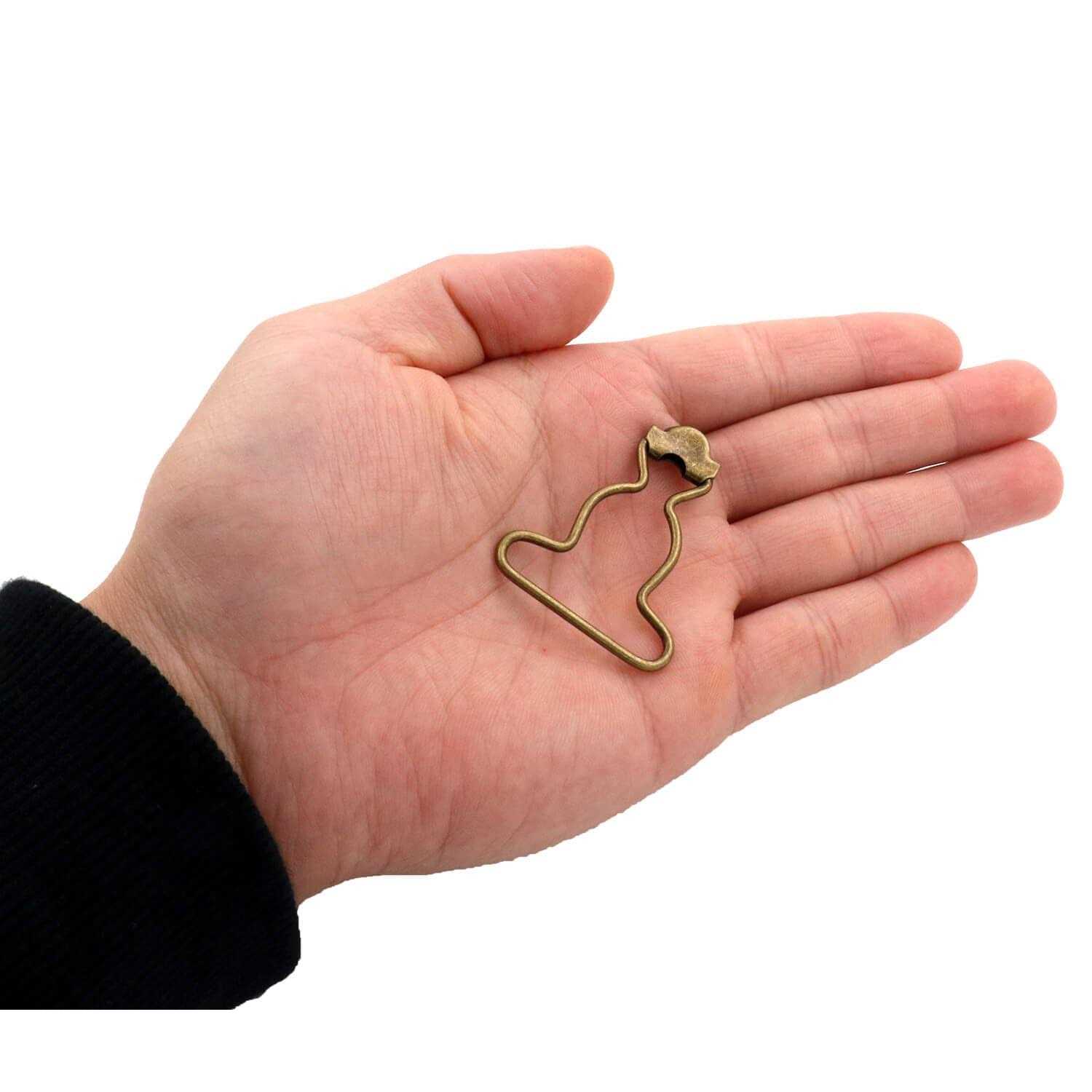 Amanaote Inside Bottom Size Dungaree Fastener Overall Clip Suspender Buckle - Cheap Fitting