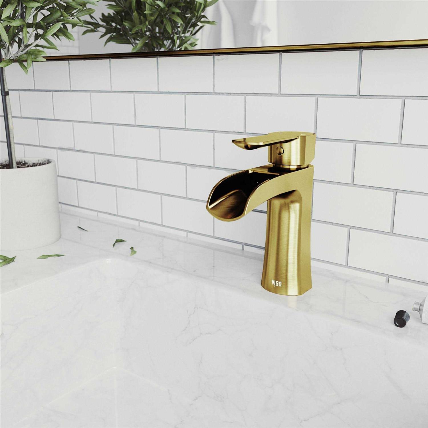 Vigo Paloma Single Hole Bathroom Faucet VG01041 - Cheap Fitting