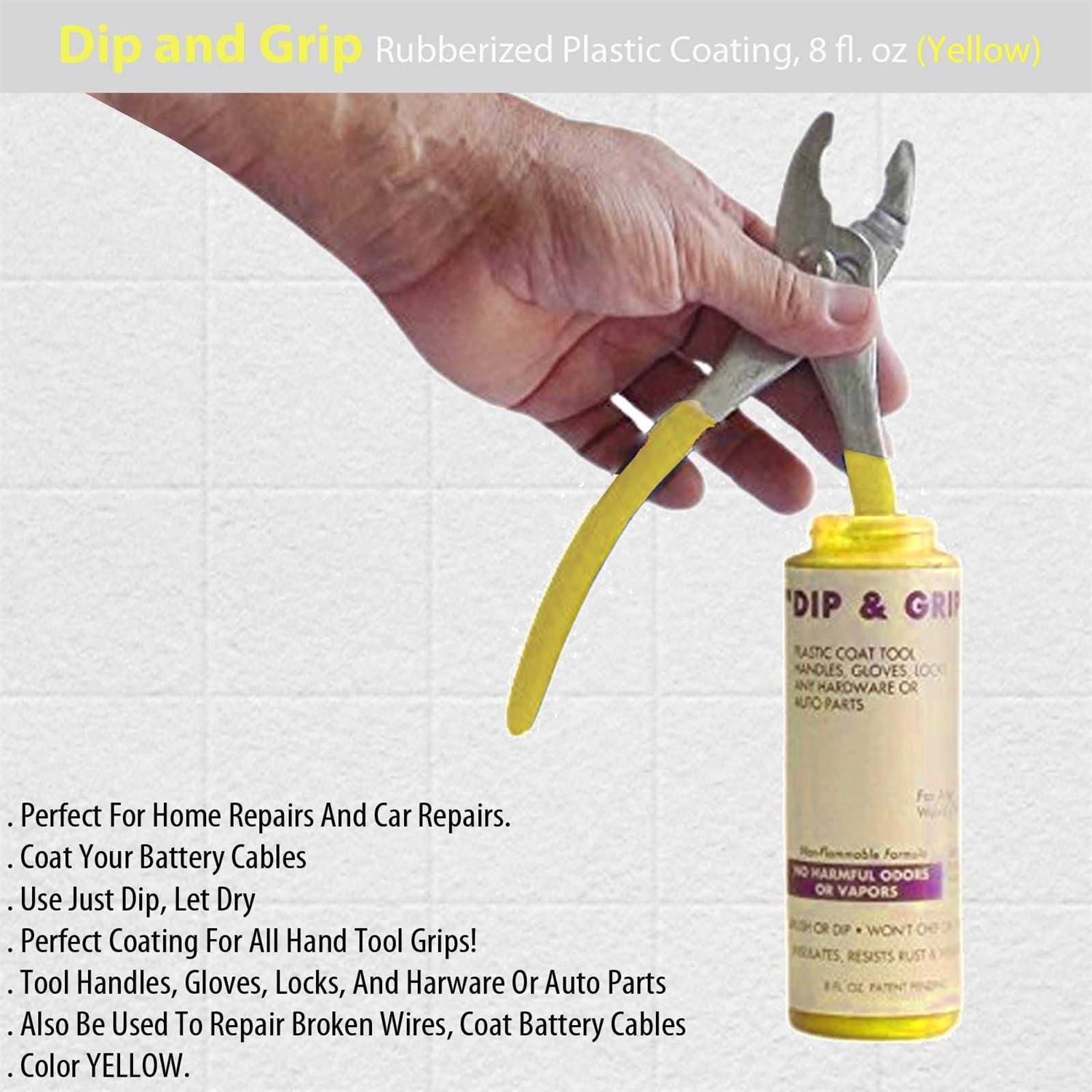 Dip and Grip Rubberized Plastic Coating 8 fl. oz - Cheap Fitting