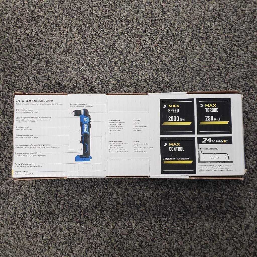 Kobalt 24-volt Max 3/8-in Brushless Right Angle Cordless Drill - Cheap Fitting