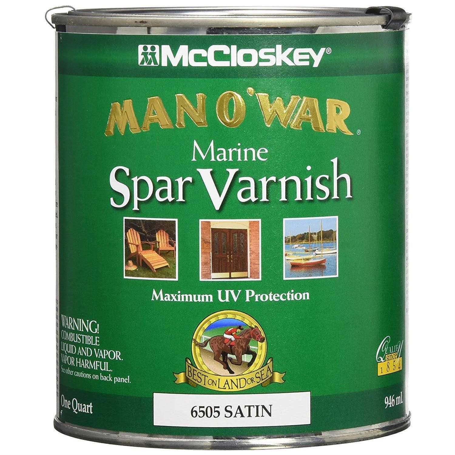 McCloskey Man O War Marine Spar Varnish - Cheap Fitting