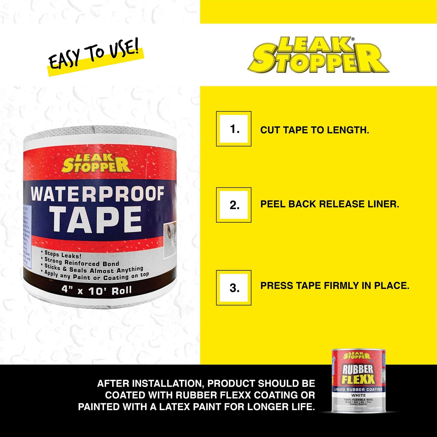 Rubber Flexx Leak Stopper Tape - Cheap Fitting