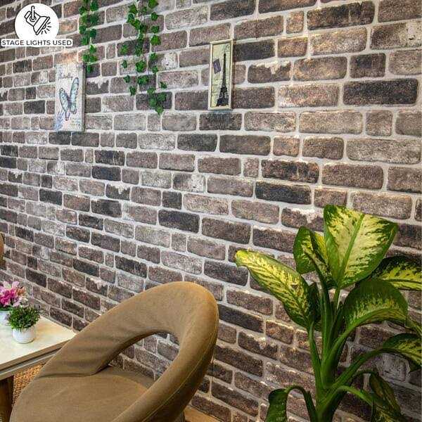 Dundee Deco Falkirk Uffcott Faux Brick Styrofoam 3D Decorative Wall Panel - Cheap Fitting