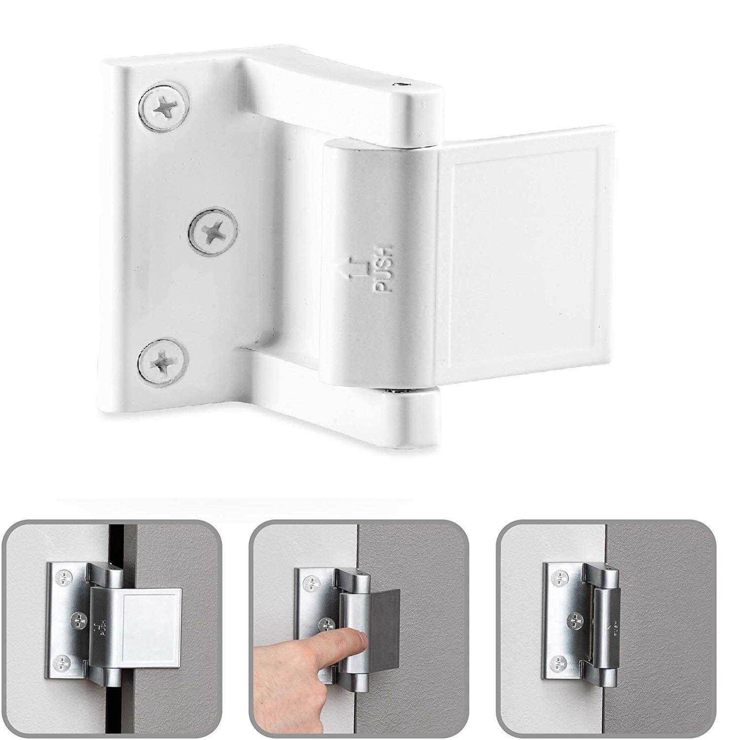 Berlin Modisch Door Lock Reinforcer Privacy Door Latch for in-swinging Doors Extra High Resistance Home Door Security Lock - Cheap Fitting