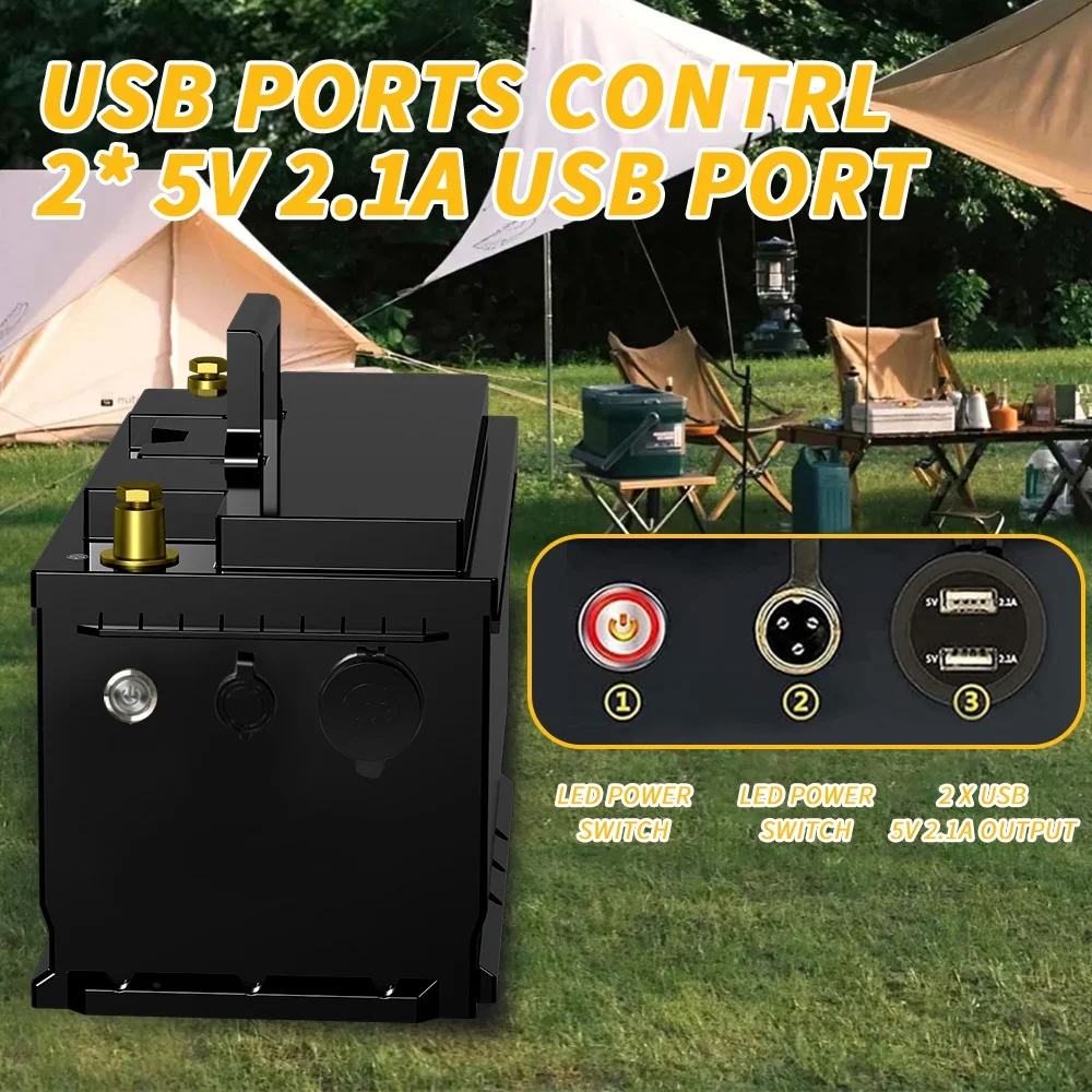 LiFePO4 Battery 12V 100Ah, 5000-15000 Deep Cycles Lithium Iron Battery with BMS for Campers RV Solar Golf Carts,  Backup Power,4S4P - Cheap Fitting