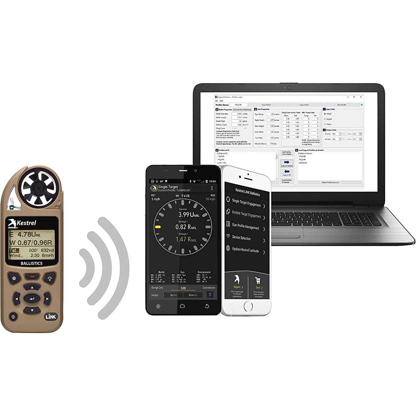 Kestrel 5700 Ballistics Weather Meter with LiNK 0857BLTAN - Cheap Fitting