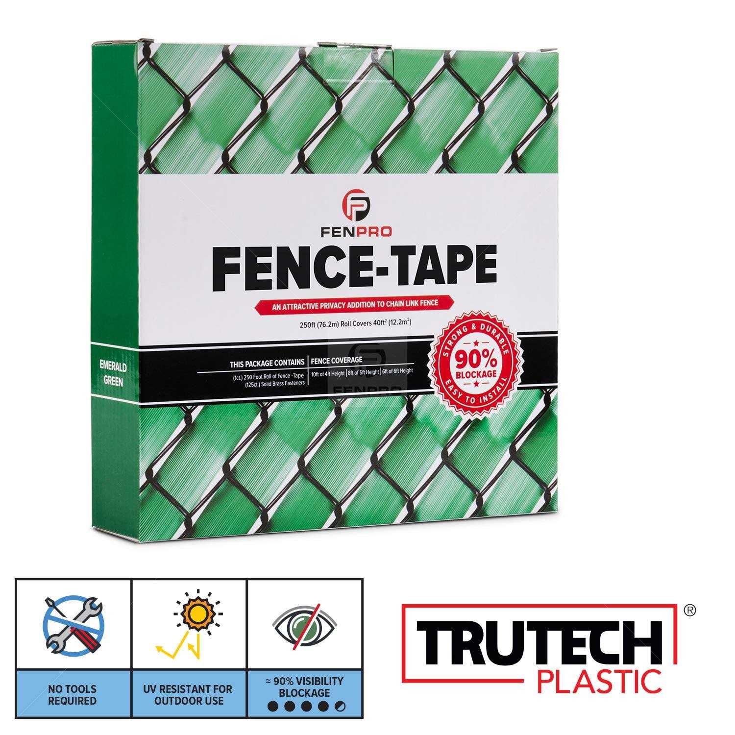 Fenpro Chain Link Fence Privacy Tape - Cheap Fitting