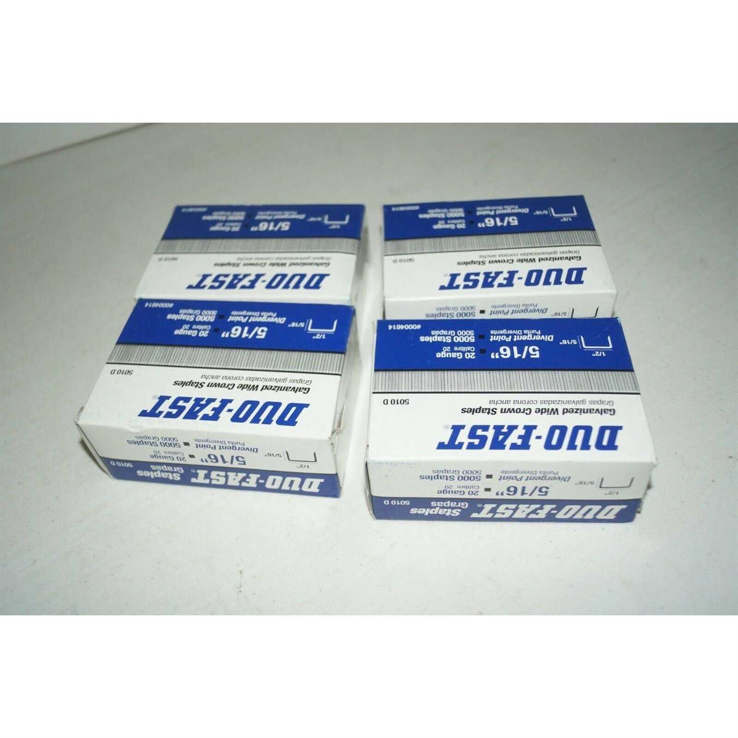 Duo Fast 5010C 5/16-Inch x 20 Gauge Chisel Staples - Cheap Fitting