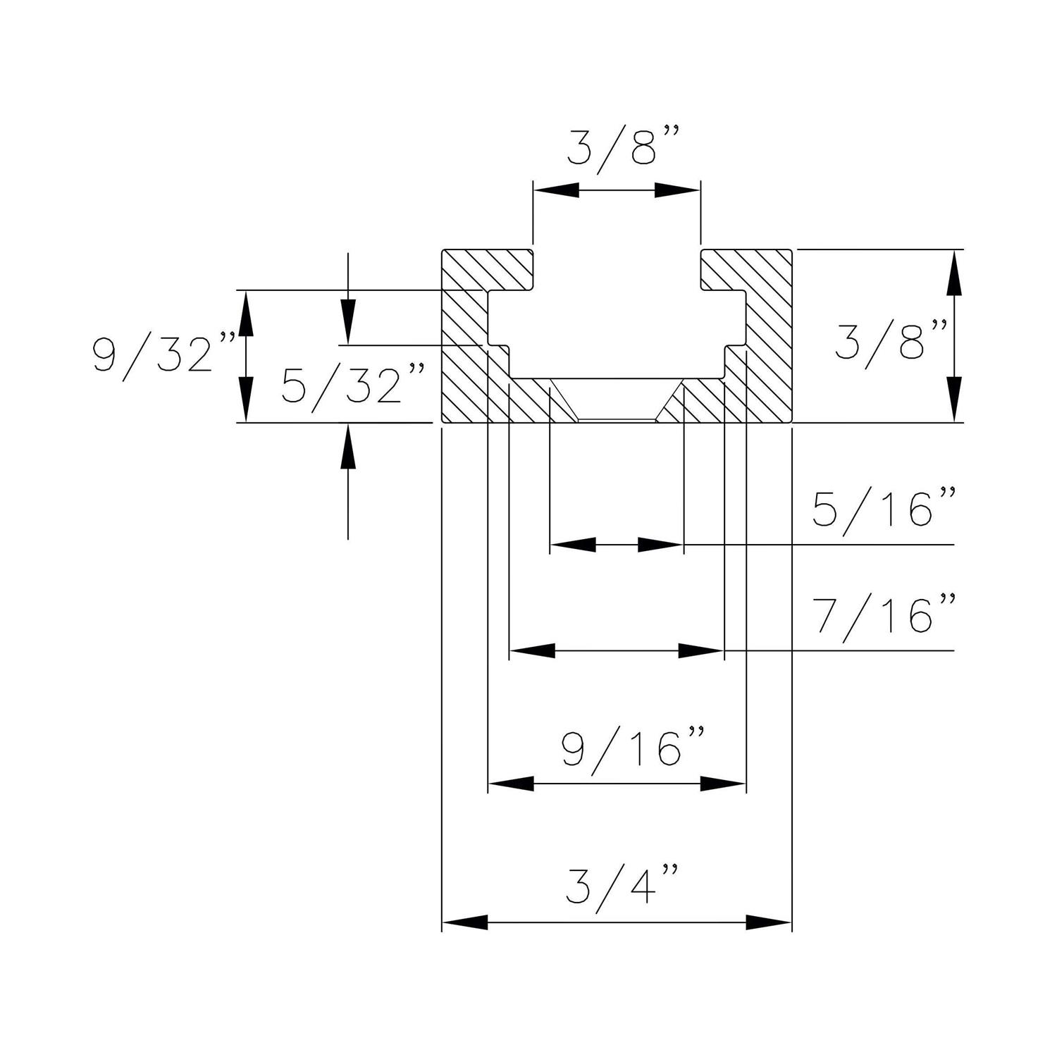POWERTEC Double-Cut Profile Universal T-Track with Predrilled Mounting Holes - Cheap Fitting