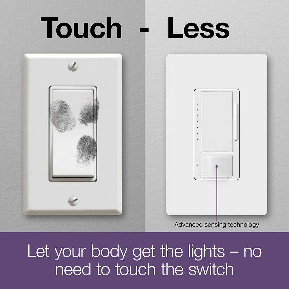 Lutron MSCL-OP153M-GR Maestro Occupancy Sensor LED+ Dimmer - Cheap Fitting