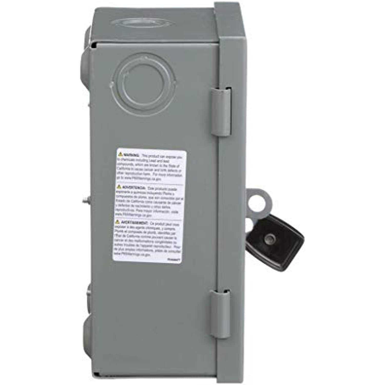 Square D L211N Safety Switch 2 -Pole - Cheap Fitting