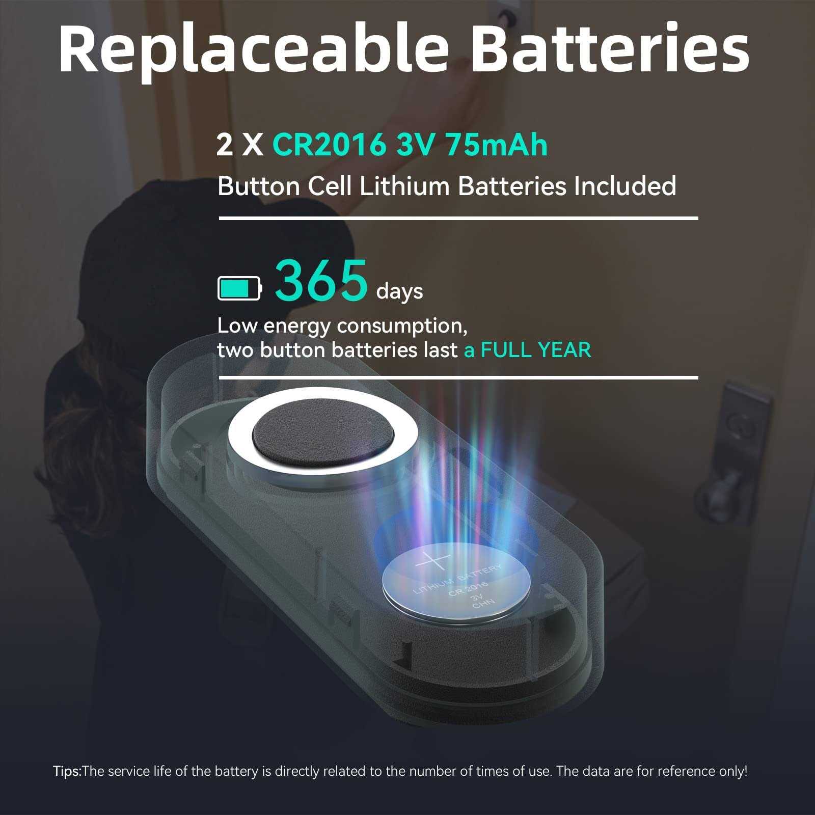 AIDA Lighted Wireless Doorbell Home Waterproof Doorbell 1,000ft Range - Cheap Fitting