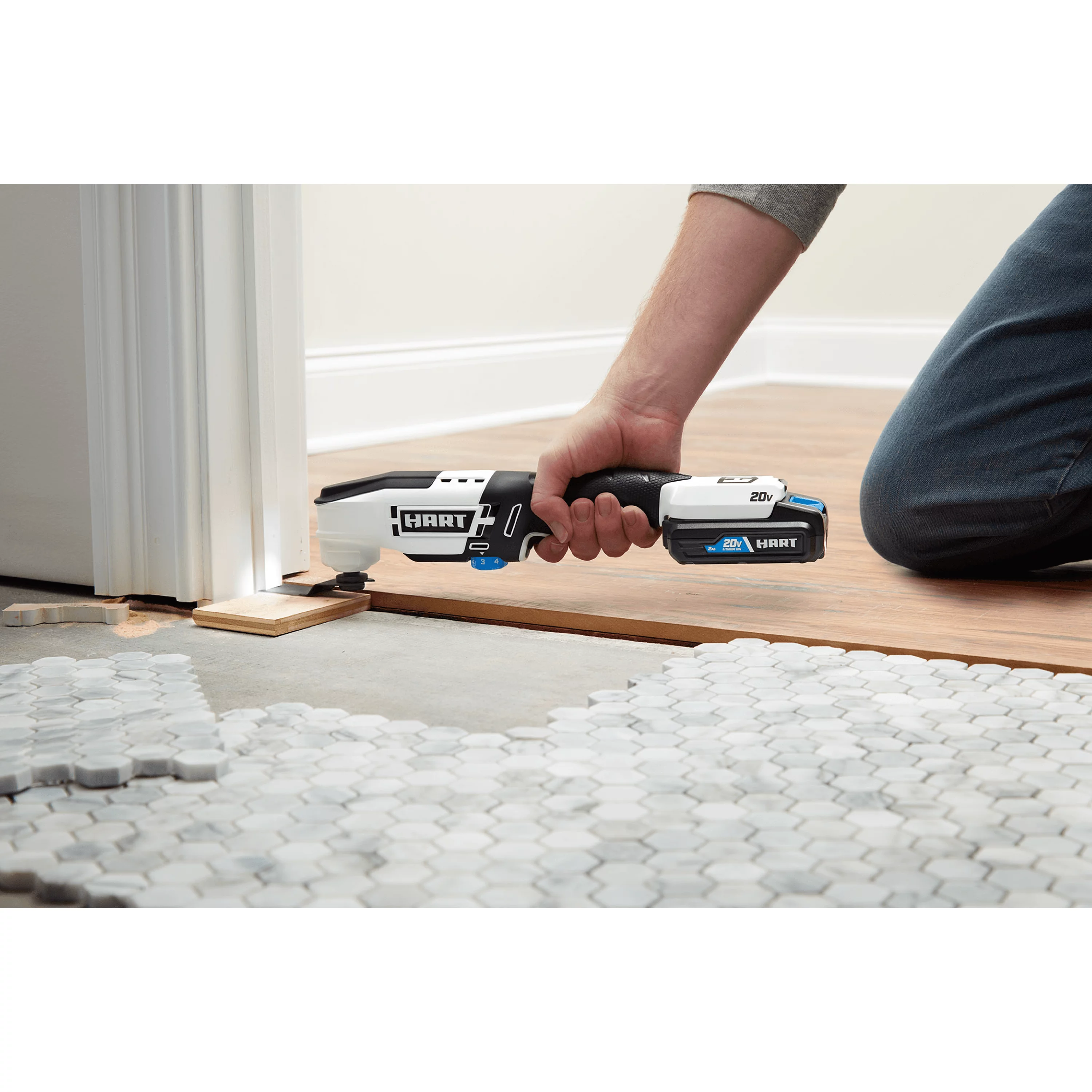 HART 20-Volt Cordless Oscillating Multi-Tool with Accessories (Battery Not Included) - Cheap Fitting