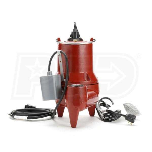 Liberty Pumps LE41A 4/10 HP Sewage Pump - Cheap Fitting