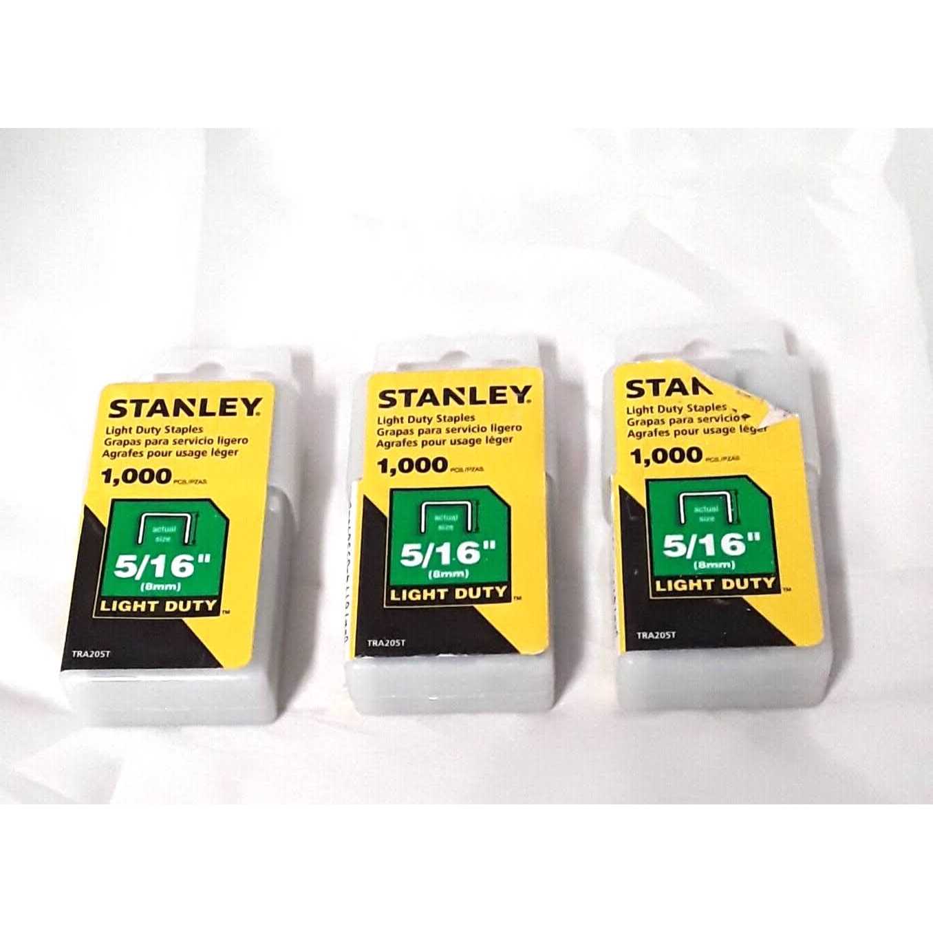 Stanley Staples Light Duty TRA205T - Cheap Fitting