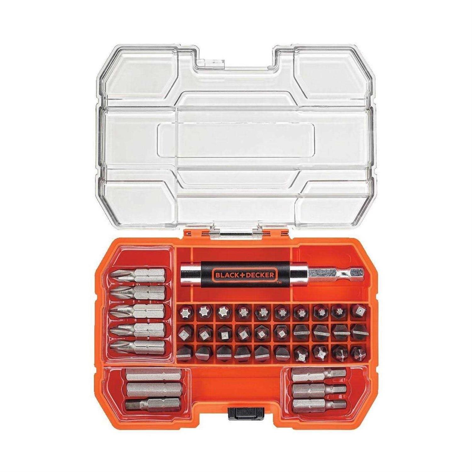 Black+decker Screwdriver Bit Set BDA42SD - Cheap Fitting