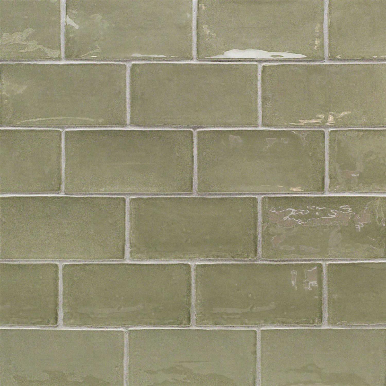 Artmore Tile Messi 3-in x 6-in Polished Ceramic Subway Thinset Mortar Wall Tile - Cheap Fitting