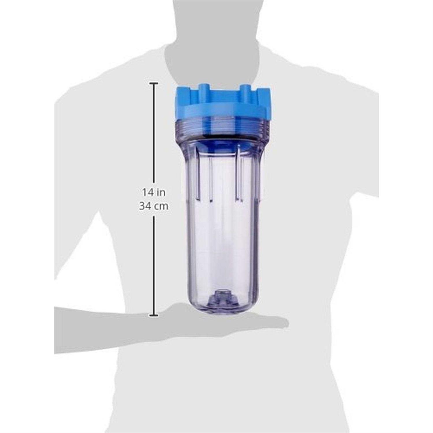 Pentek-150072 #10 Standard Blue/Clear Filter Housing - Cheap Fitting