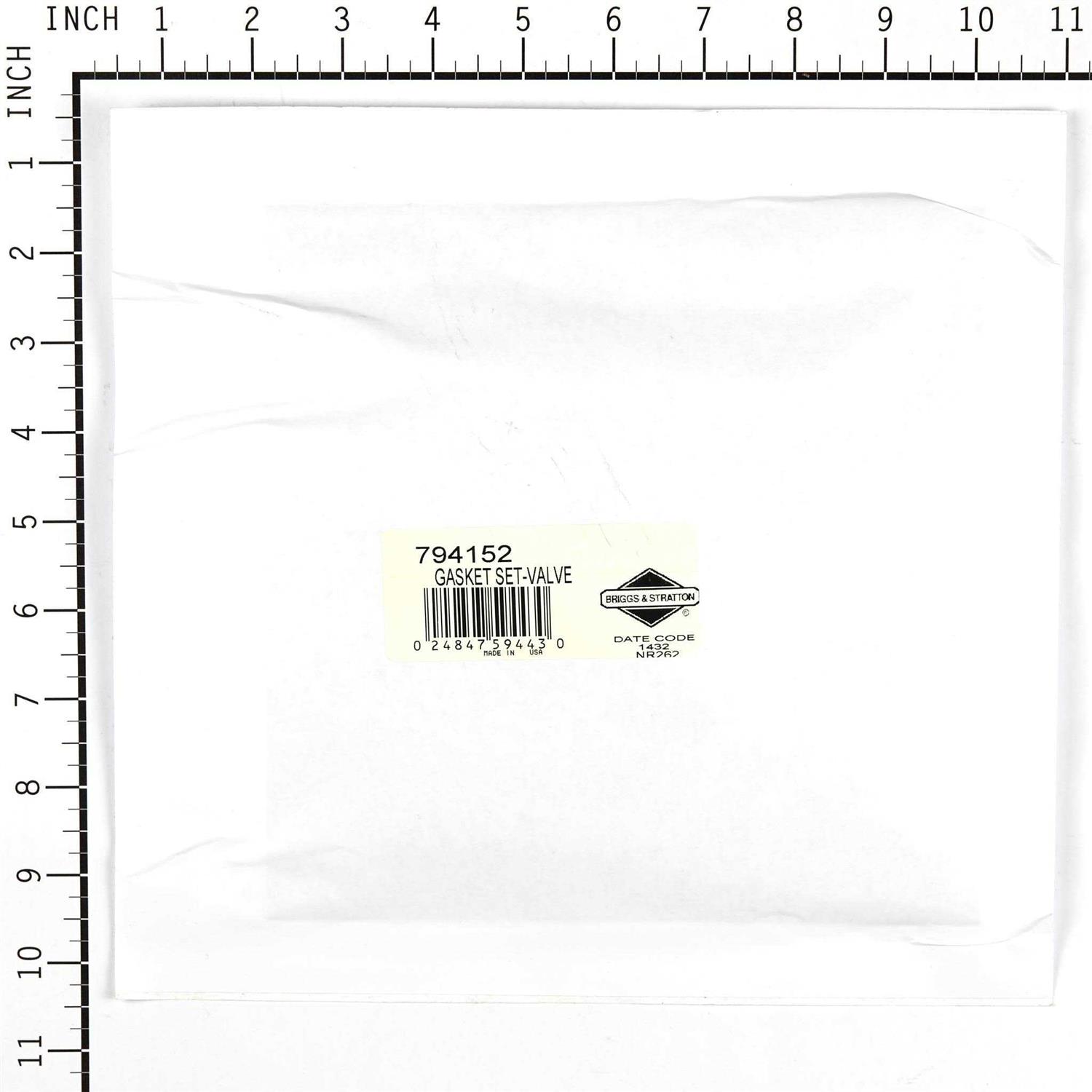 Briggs & Stratton 794152 Gasket Set-Valve - Cheap Fitting