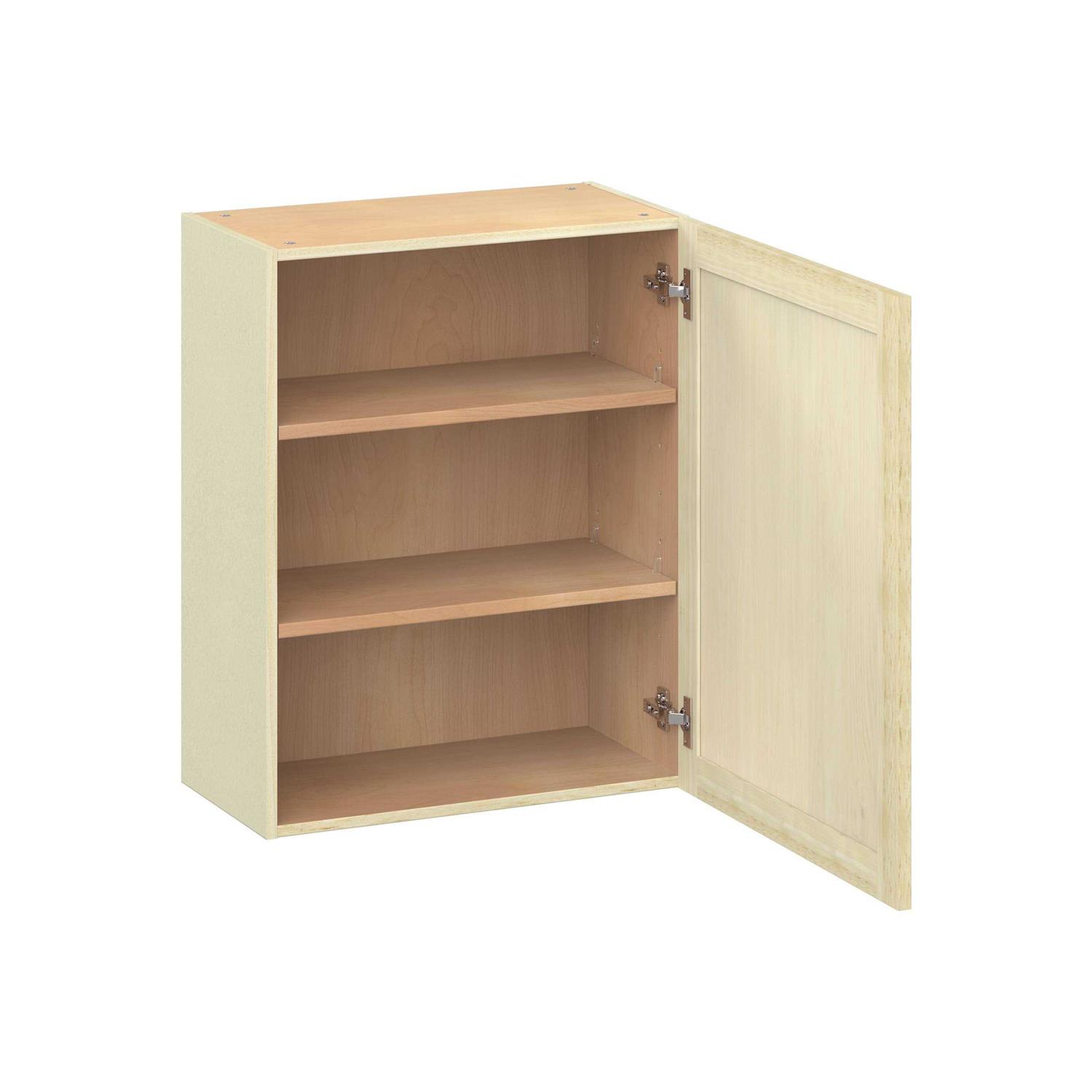 Project Source Unfinished Poplar Wall Ready to Assemble Stock Cabinet - Cheap Fitting