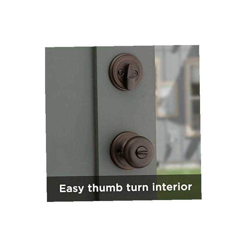 Kwikset Juno Entry Knob Deadbolt - Cheap Fitting