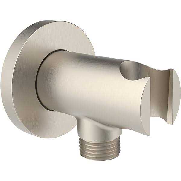 Signature Hardware 380055 Cylindrical Water Supply Elbow with Hand Shower Holder - Cheap Fitting