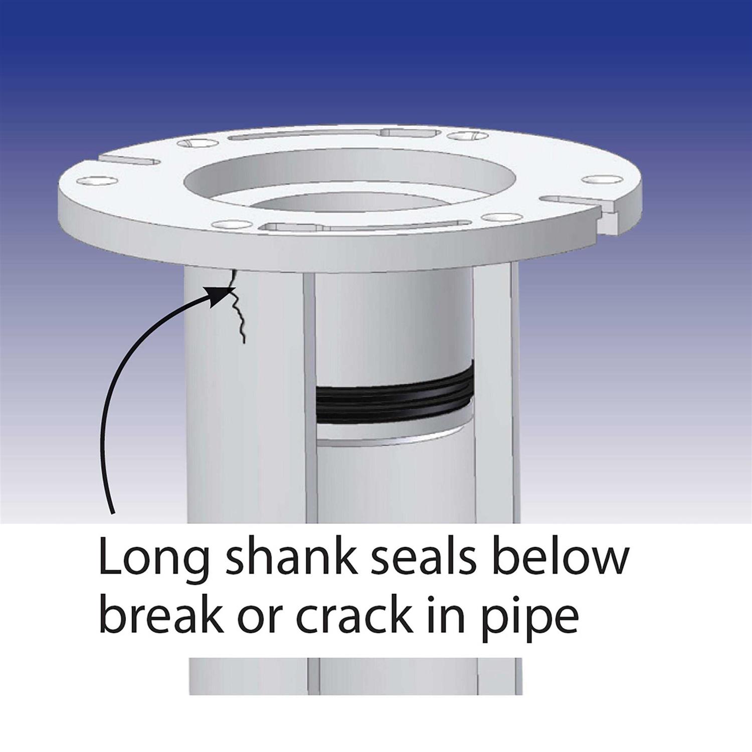 Jones Stephens C47460 4 x 6 Cast Iron Closet Repair Flange - Cheap Fitting