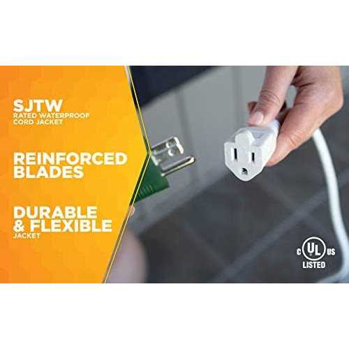 Southwire 20 ft. 16/3 SJTW Outdoor Light-Duty Extension Cord - Cheap Fitting