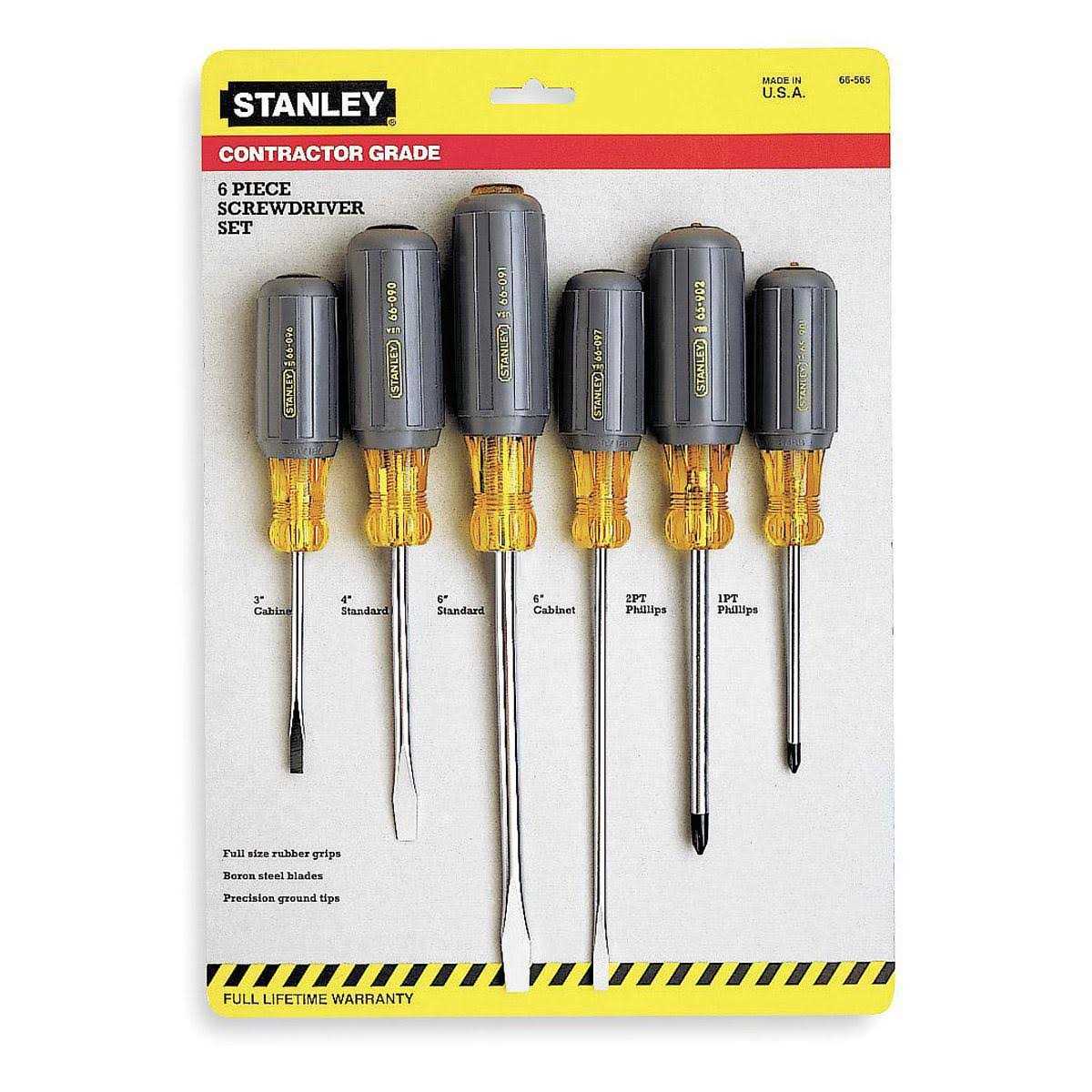 Stanley Screwdriver Set 66-565 - Cheap Fitting