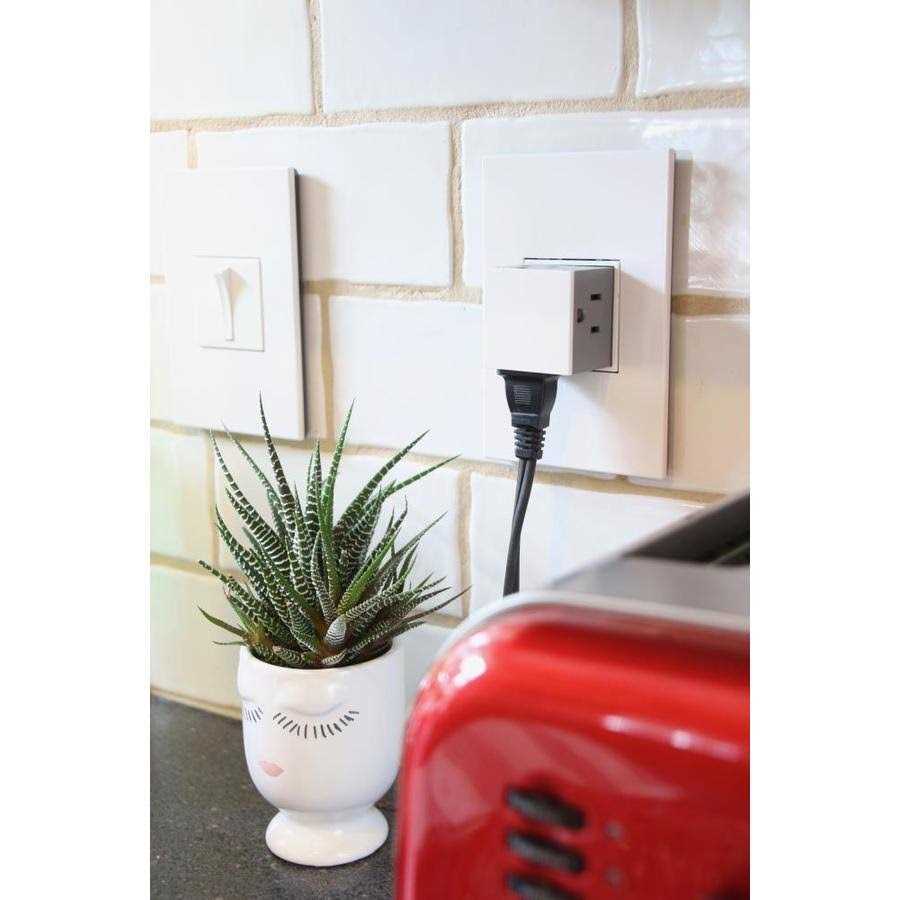 Legrand adorne Pop-Out Outlet and White Wall Plate - Cheap Fitting