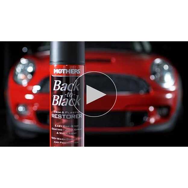 Mothers Back-to-Black Trim & Plastic Restorer - Cheap Fitting