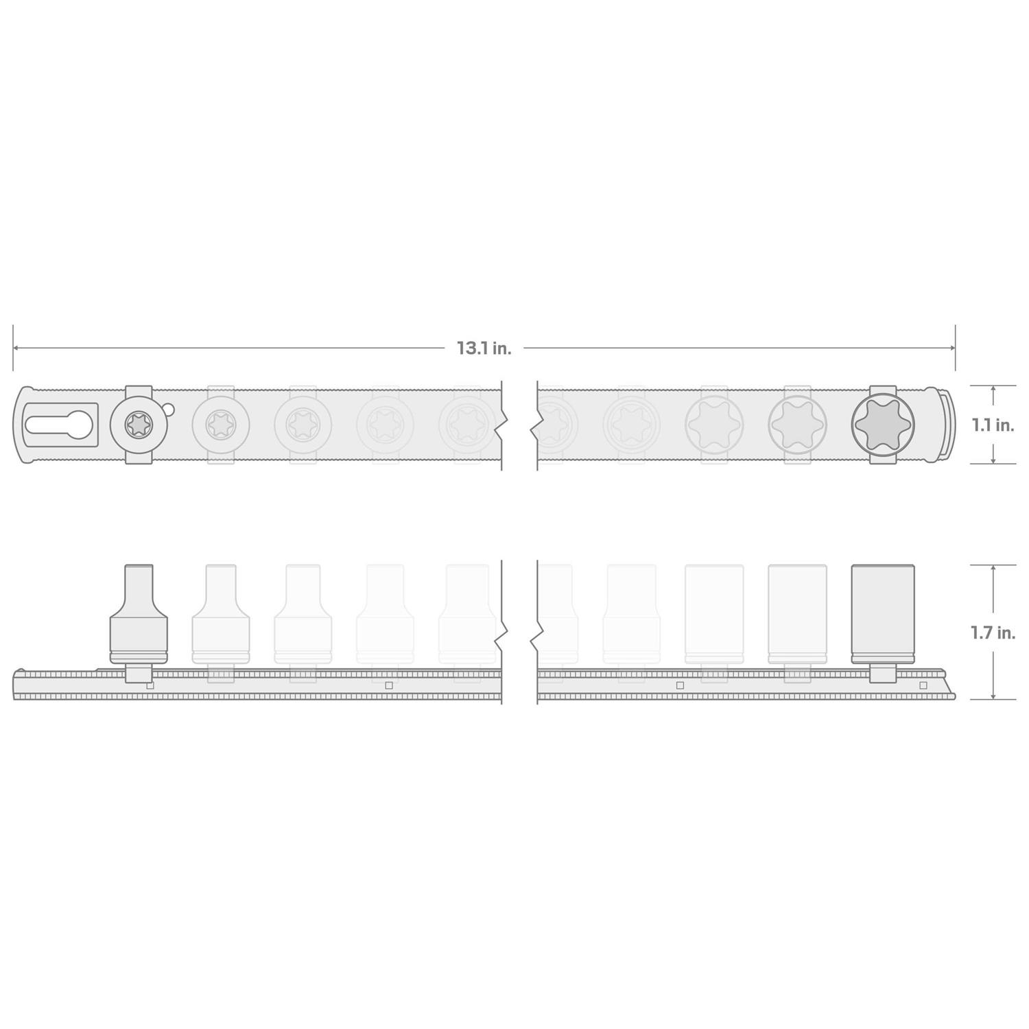Tekton 3/8 Inch Drive External Star Socket Set SHD91117 - Cheap Fitting