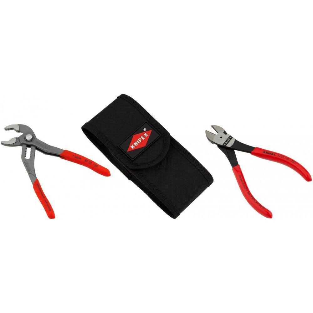 Knipex 00 20 72 V02 2 Pc Mini Pliers in Belt Pouch - Cheap Fitting