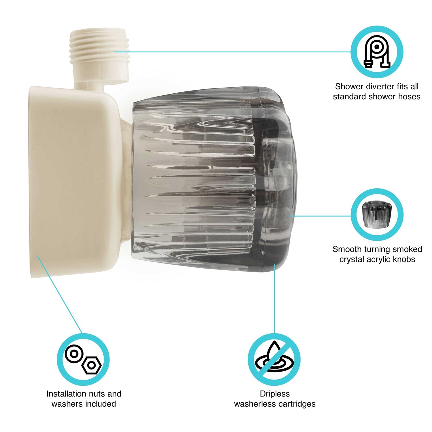 Dura Faucet RV Shower Faucet DF-SA100S-BQ - Cheap Fitting