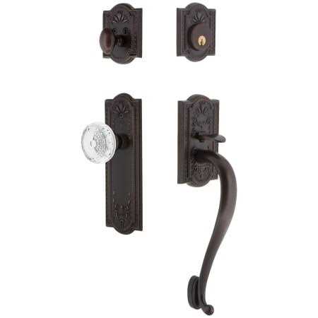 Nostalgic Warehouse Meadows Plate Grip Entry Set Crystal Meadows Knob - Cheap Fitting