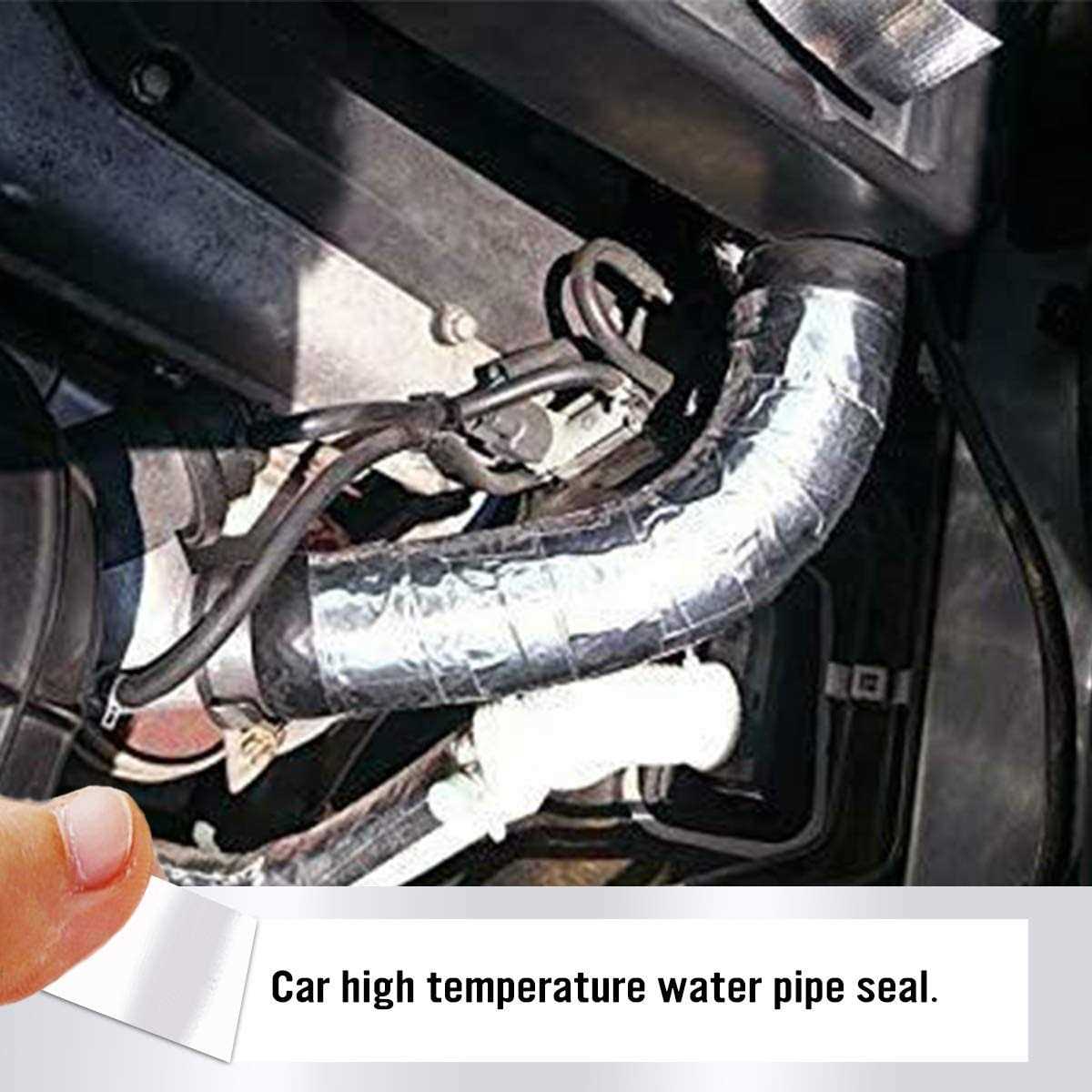 Hxtape Aluminum Foil Glass Fiber Cloth Tape,Silver,Good for HVAC - Cheap Fitting