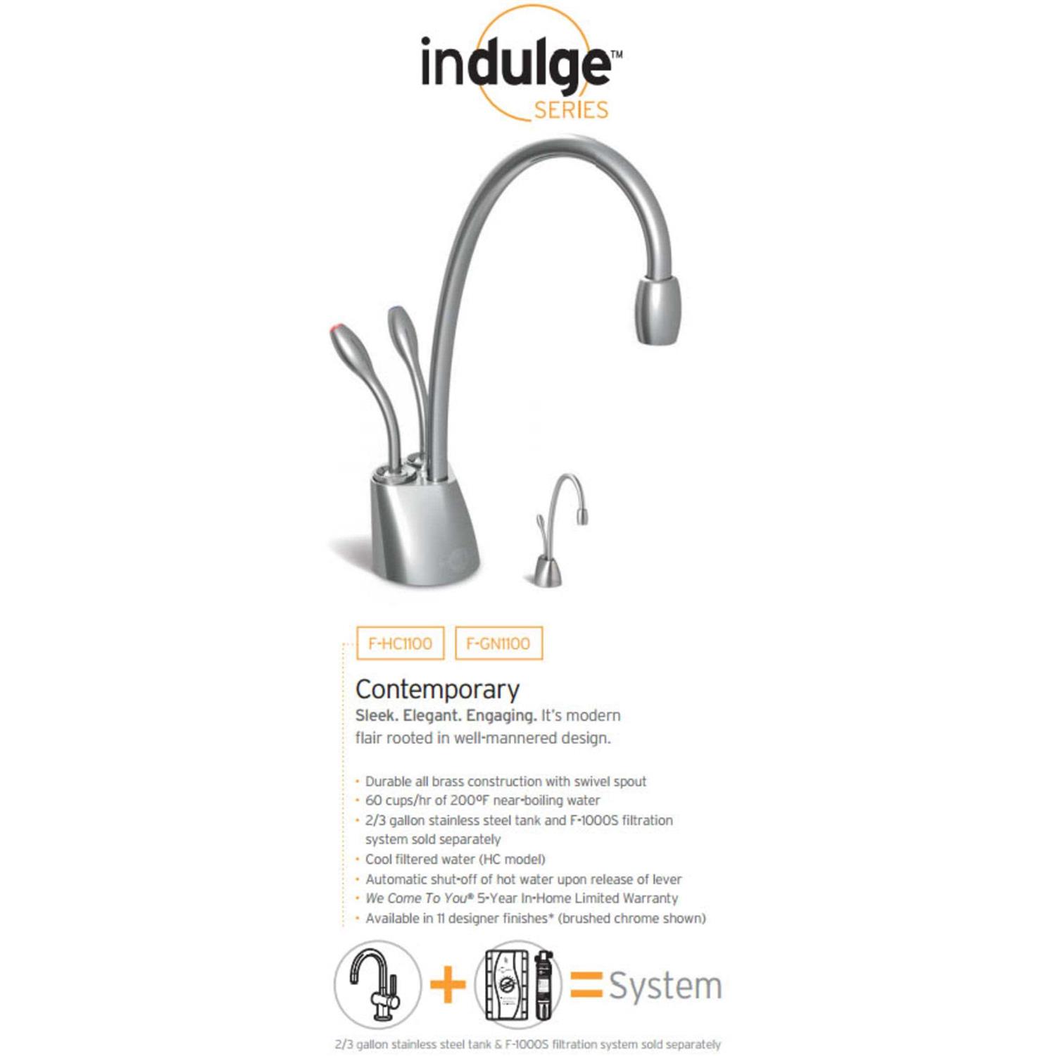 InSinkErator Indulge Contemporary Hot Water Faucet 44251 - Cheap Fitting
