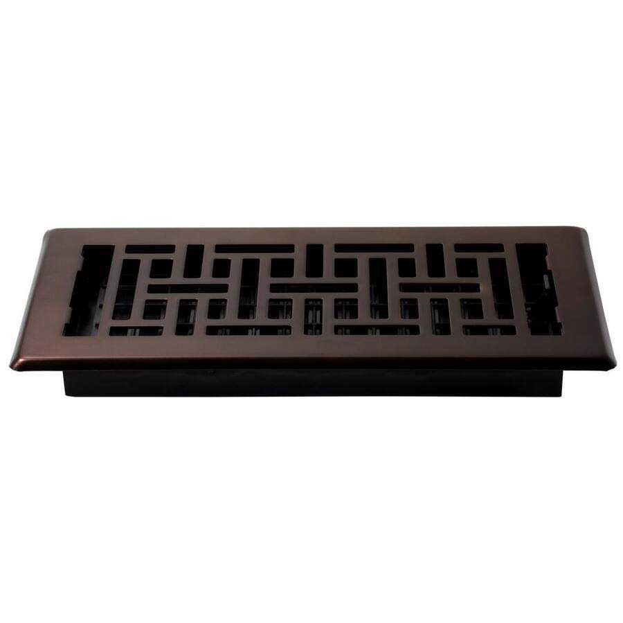 Decor Grates AJH410-BLK Oriental Floor Register - Cheap Fitting