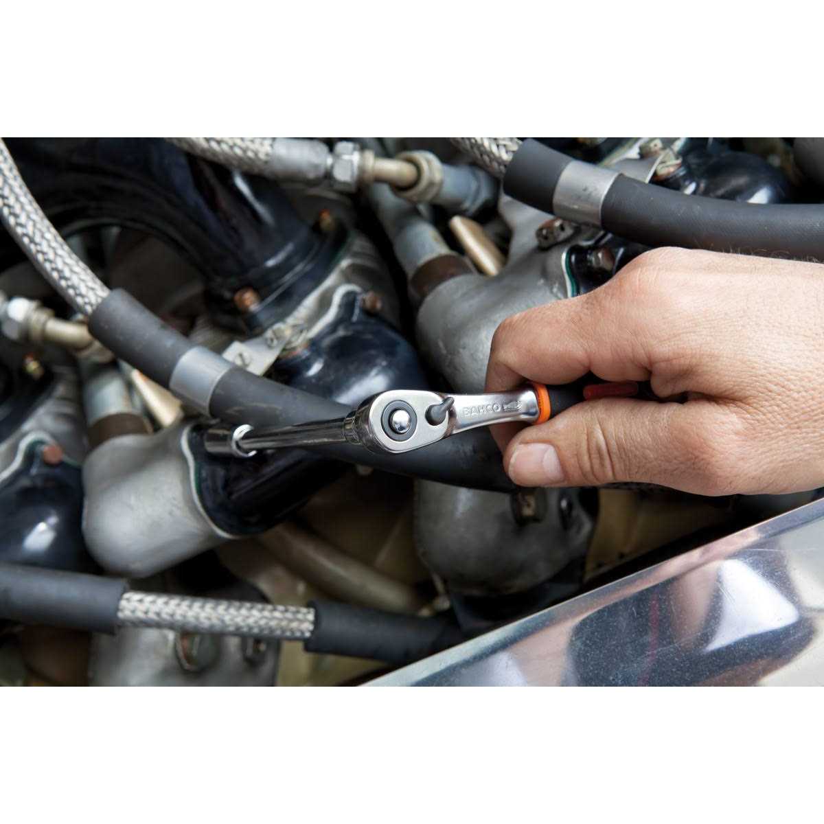 Bahco SB6950 BHSB6950 72 Teeth Shift Ratchet, Multi-Colour - Cheap Fitting