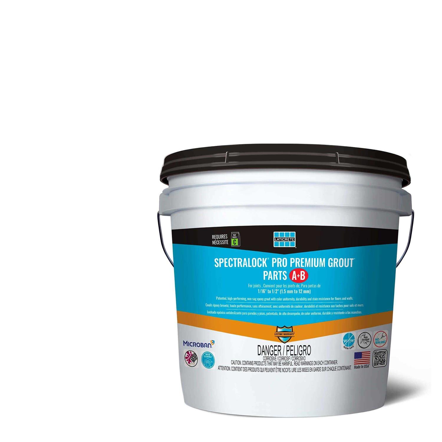 Laticrete SpectraLOCK Pro Premium Grout AB Full Unit / Requires 9 lb Part C Carton - Cheap Fitting